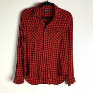 RL Buffalo Plaid Shirt size 12